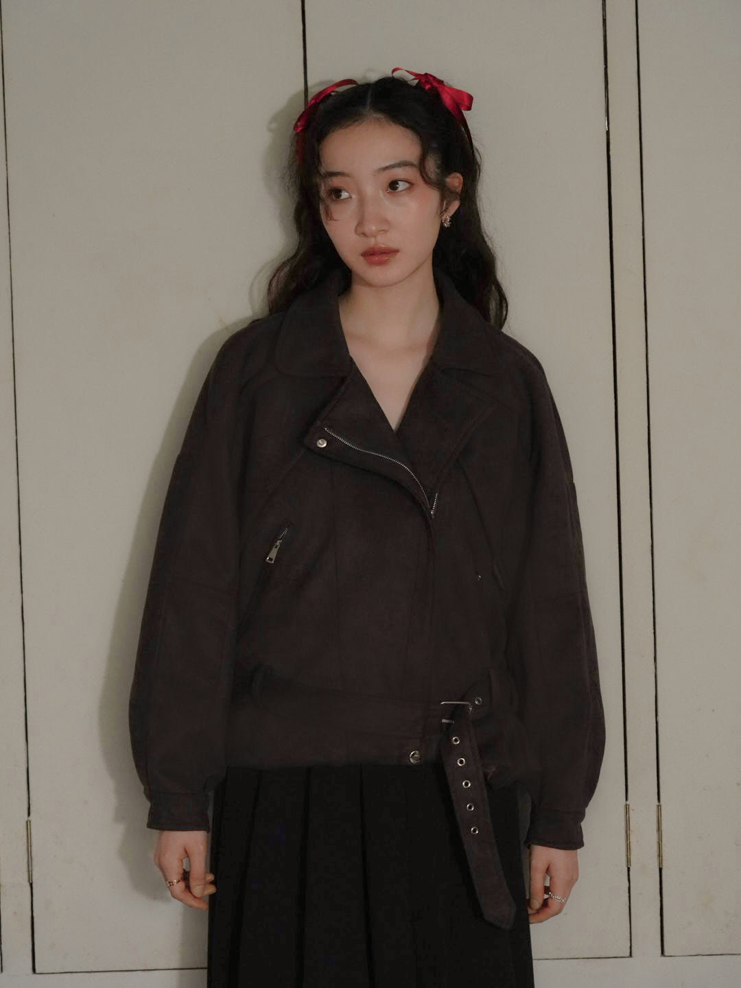 スエードジャケット