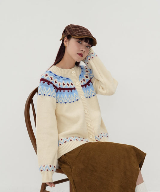 soft nordic cardigan