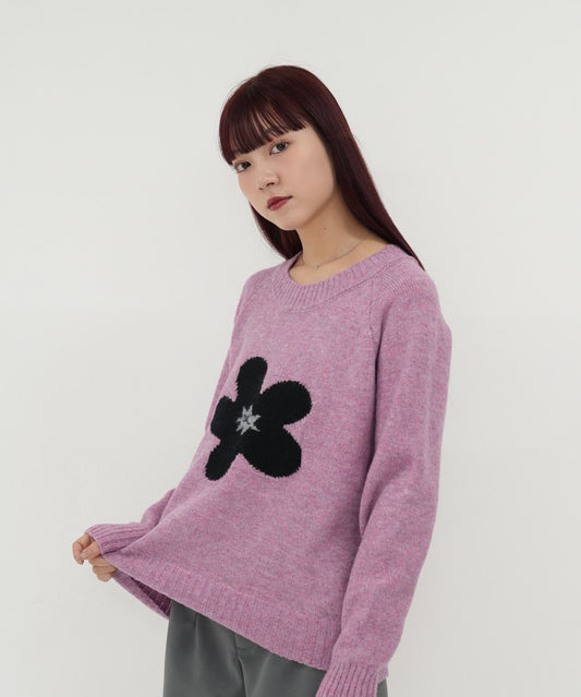 mellow flower knit