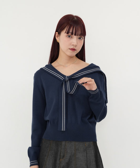 sailor ribbon knit