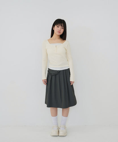 separate pocket design skirt