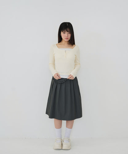 separate pocket design skirt