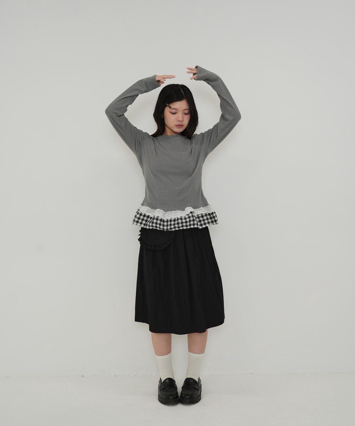 separate pocket design skirt
