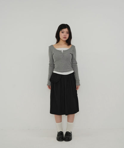 separate pocket design skirt