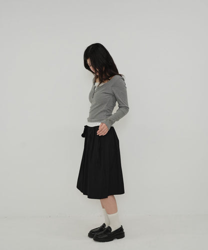 separate pocket design skirt