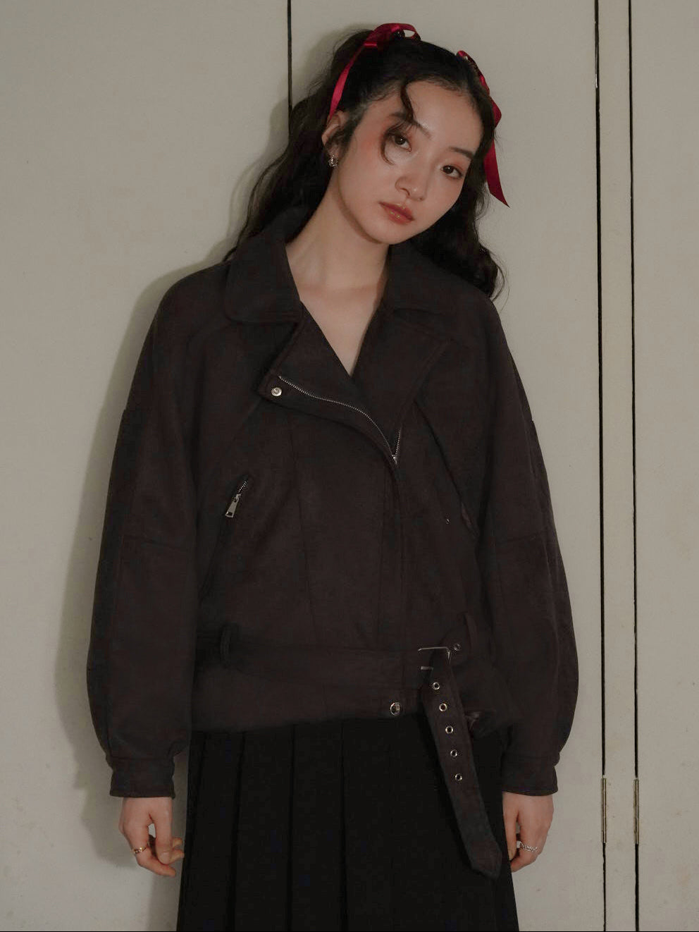 スエードジャケット